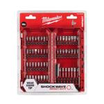 Set biti pentru insurubat Shockwave Impact Duty Milwaukee 4932492006, prindere HEX 1/4", 56 piese