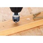 Burghiu de centrare cu zencuitor si opritor de adancime Wolfcraft 2544000, diametru D 3.2x12mm